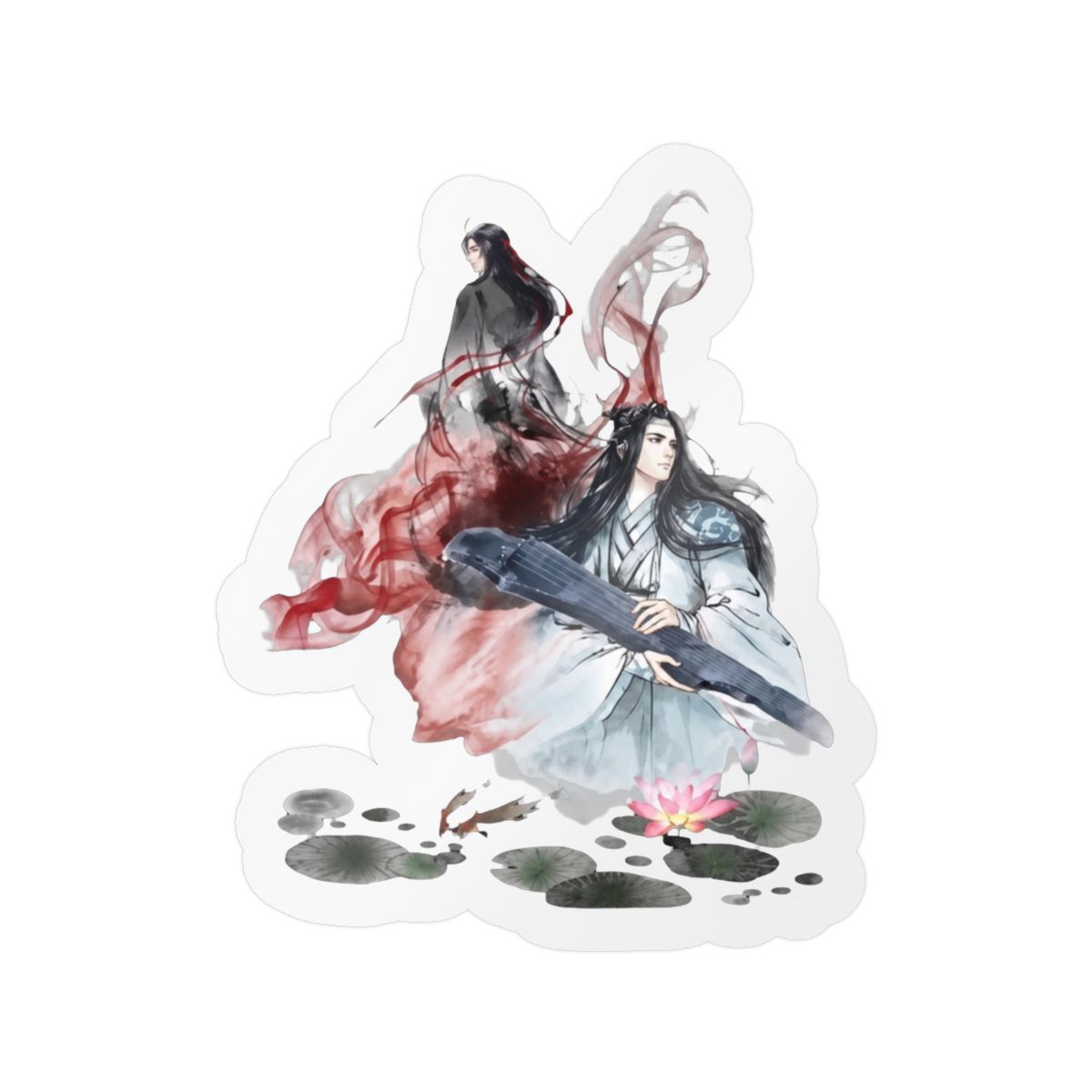 Mo Dao Zu Shi 2 Stickers Bumper Sticker Vinyl Decal 5" | Mo Dao Zu Shi (MDZS) - alternate angle 4, merchandise