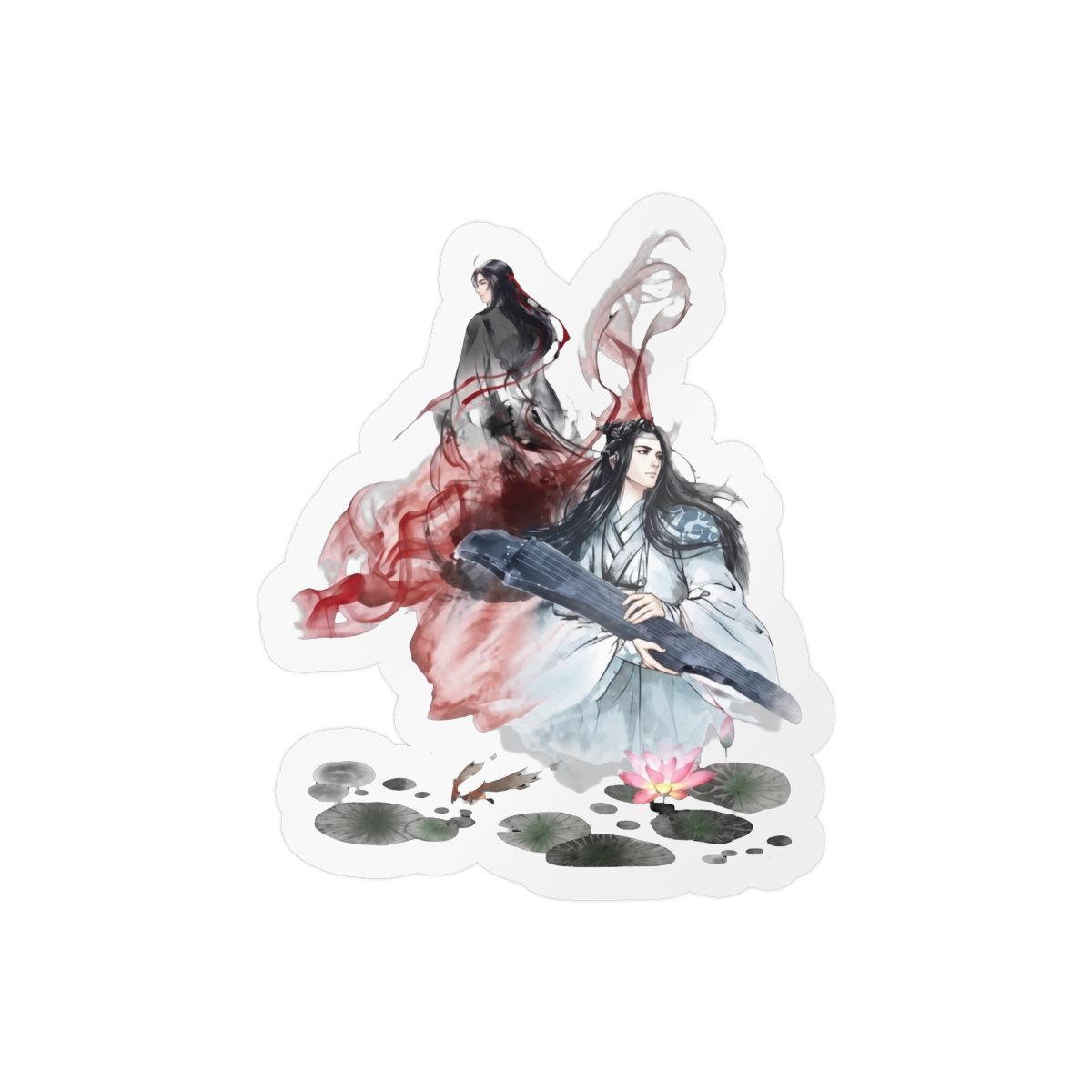 Mo Dao Zu Shi 2 Stickers Bumper Sticker Vinyl Decal 5" | Mo Dao Zu Shi (MDZS) - alternate angle 5, merchandise