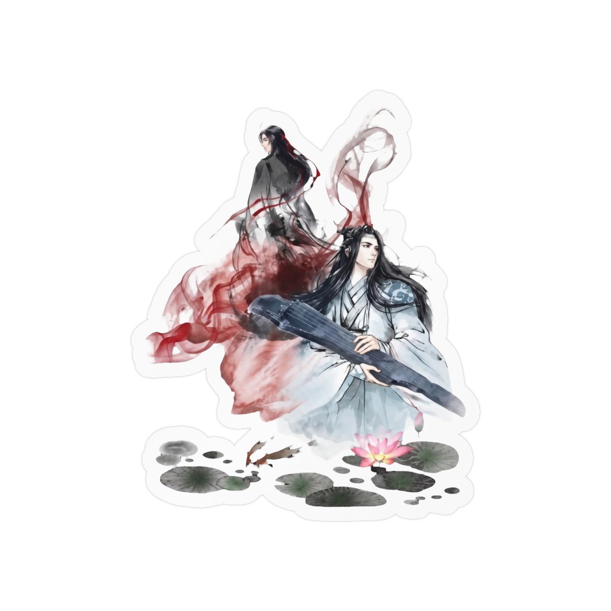 Mo Dao Zu Shi 2 Stickers Bumper Sticker Vinyl Decal 5" | Mo Dao Zu Shi (MDZS) - alternate angle 2, merchandise