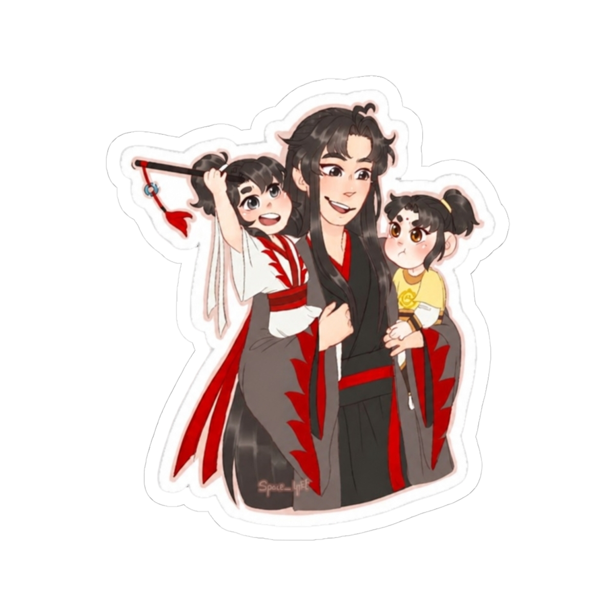 Wei Wuxian with A-Yuan and baby Jin Ling | Mo Dao Zu Shi (MDZS) - alternate angle 1, merchandise