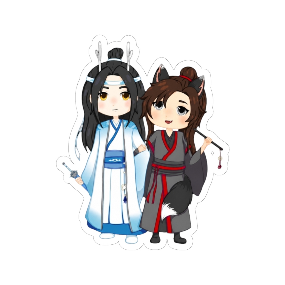Fox Wei Wuxian and Dragon Lan Wangji | Mo Dao Zu Shi (MDZS) - alternate angle 2, merchandise
