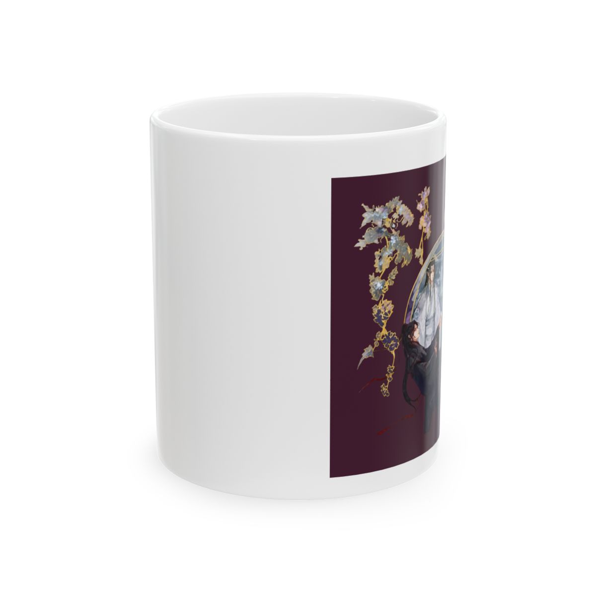 THE UNTAMED Mo Dao Zu Shi Ceramic Cup, Color Changing Water Cup, 300ml Mug (Lan Wangji) | Mo Dao Zu Shi (MDZS) - alternate angle 1, merchandise
